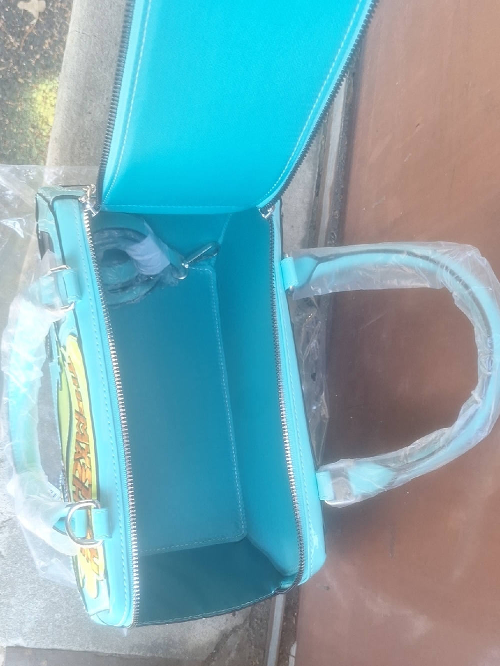Dolls Kill Scooby-Doo The Mystery Machine Satchel - Blue & Yellow - Picture 4 of 6